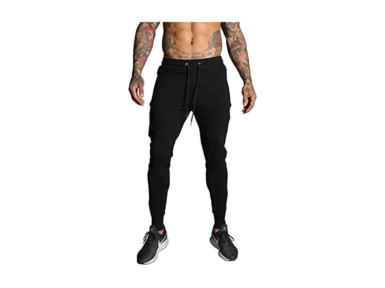 Firstgym Men (S) Joggers Sweatpants Slim Pants - Image 1