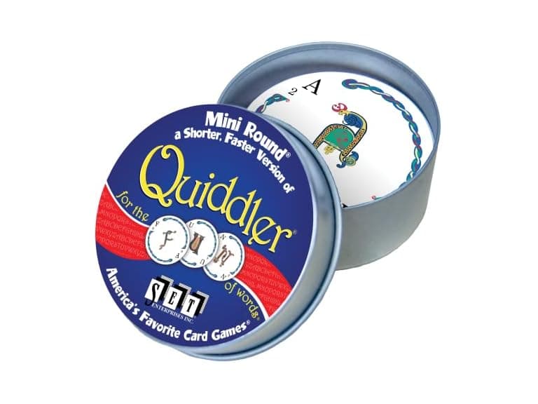 Quiddler Mini Round Card Game - Image 1