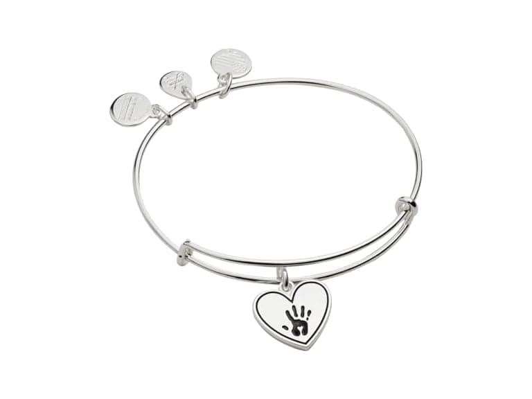 Alex And Ani Forever Touched My Heart Charm Bangle - Image 1