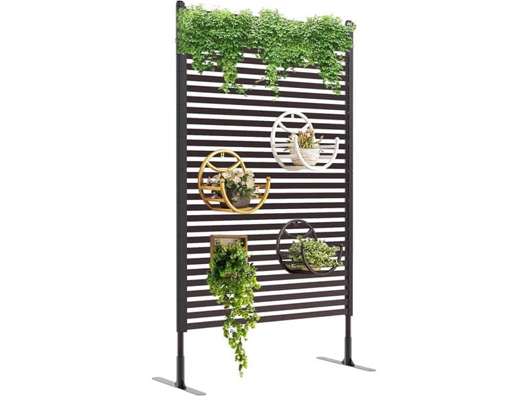 FOLLOOK Outdoor Privacy Screen Freestanding - Image 1