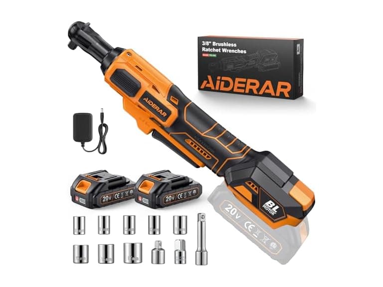 20V Brushless Cordless Ratchet Wrench - Image 1