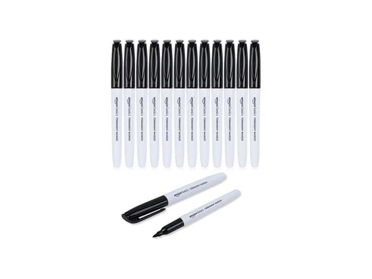 Amazon Basics Fine Point Tip Permanent Markers - Image 1