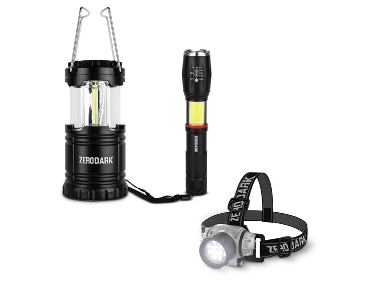 Aduro 3 Pc Tactical Lighting Set with Flashlight - Image 1