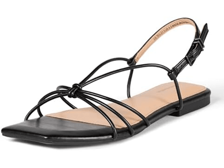 Amazon Essentials Women's Strappy Flat Sandals - Image 1