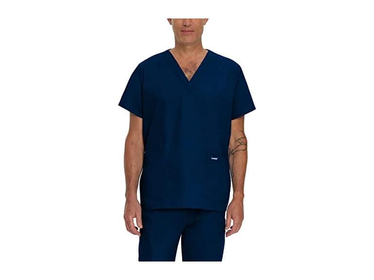 Landau Men (XX-Large Tall) 5-Pocket Scrub 2XL Top - Image 1