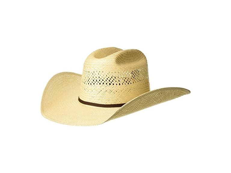 Ariat Unisex (7 3/8) Adult Leather Sweatband Hat - Image 1