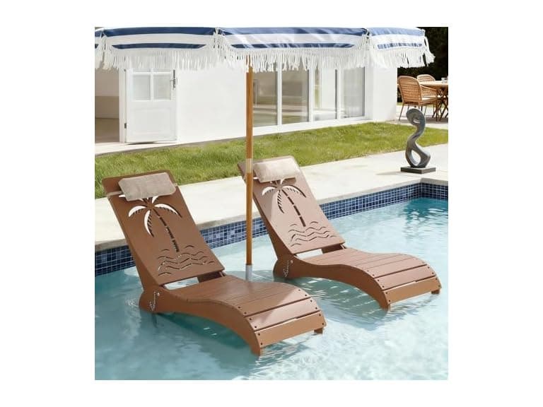 in Pool Lounge Chairs Set of 2 - Image 1