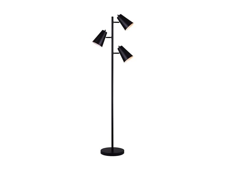 ORLI 3 Light Floor Lamp Matte Black Fini - Image 1