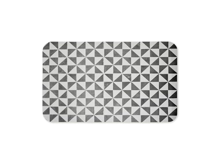 Mediterranean Squares Geometric Anti-Fatigue Floor Mat - Image 1