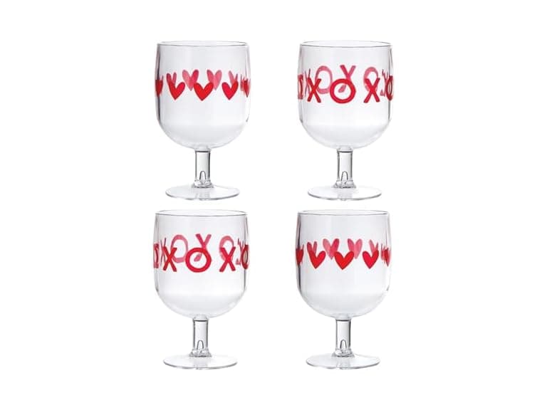 Slant Party Supplies Wine Glass - Image 1
