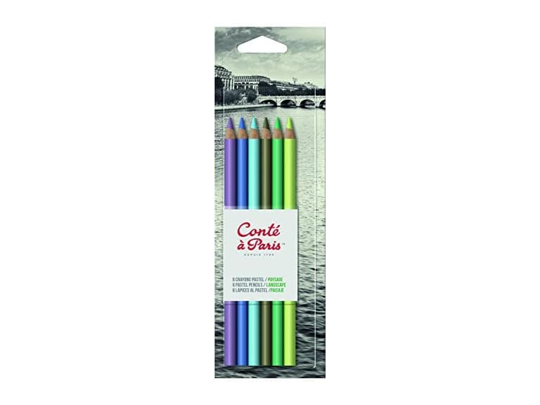 Conte a Paris Pastel Pencils 6Pc Landscape - Image 1