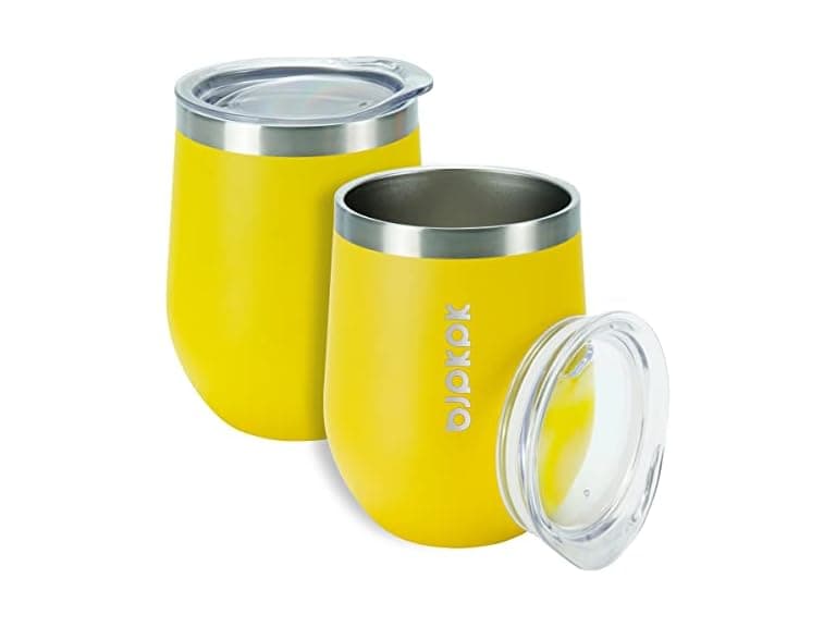 BJPKPK 2 PCS 12oz Insulated Wine Tumbler - Image 1