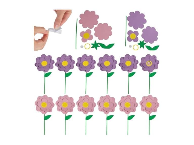 Fun Express Photo Frame Flower Planter Stick Kit - Image 1