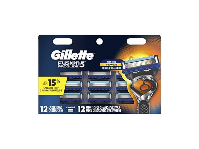 Gillette Fusion5 ProGlide Men's Razor Blade Refills, 12 Count - Image 1