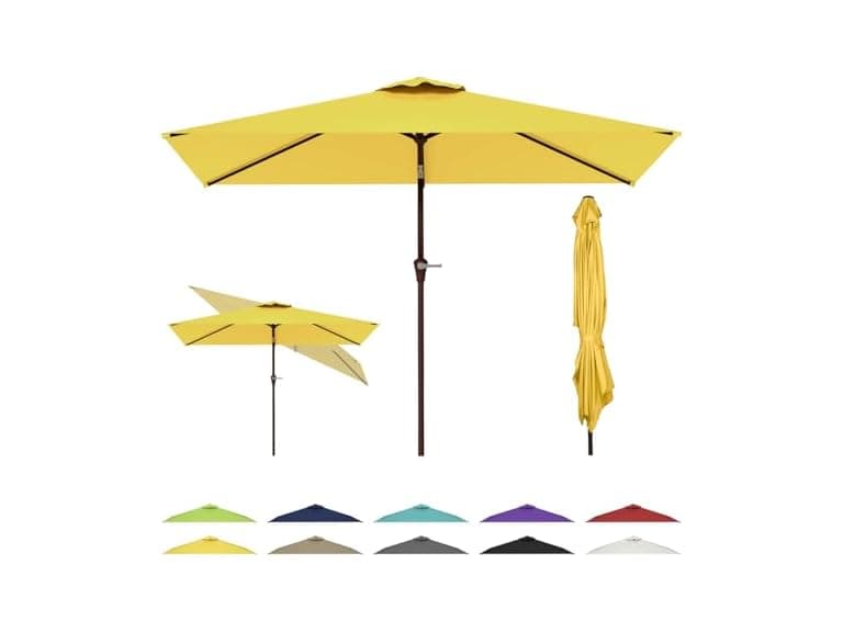 GREENVINES 6.5x10 FT Outdoor-Patio-Umbrella - Image 1