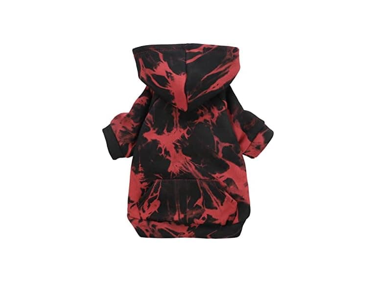 Fitwarm Tie Dye Dog Hoodie, Dog Clothes - Image 1