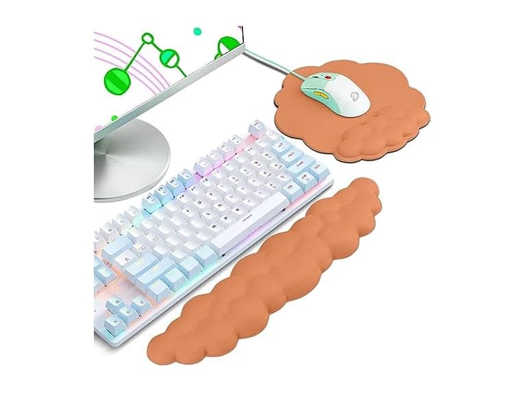 Cloud Wrist Rest for Keyboard & Mouse - Image 1