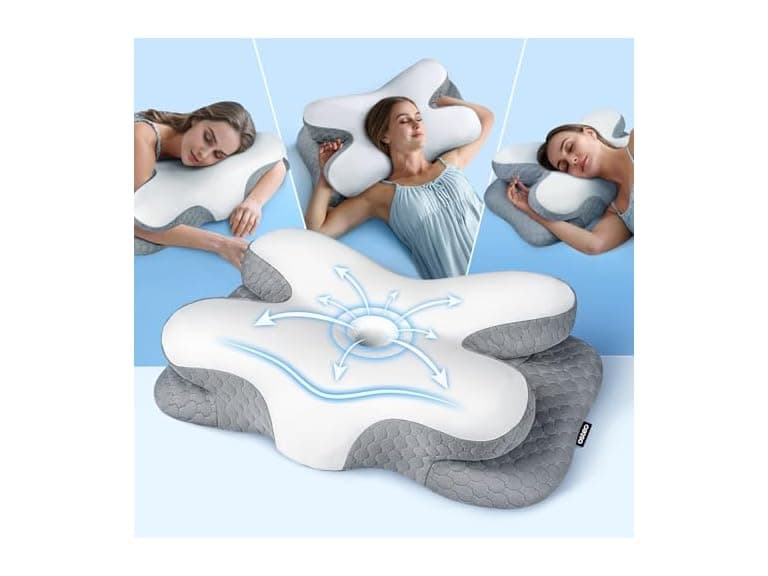 Osteo Cervical Neck Pillow Gray - Image 1