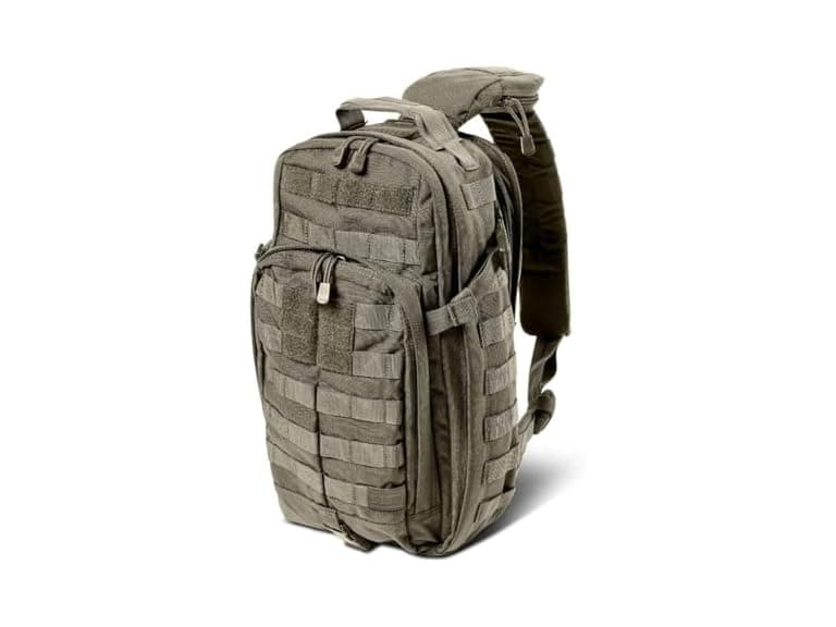 5.11 Tactical Sling Bag Pack MOAB 10, Shoulder Crossbody Military Bag, 18L, Ranger Green, Style 56964ABR (Open Box) - Image 1