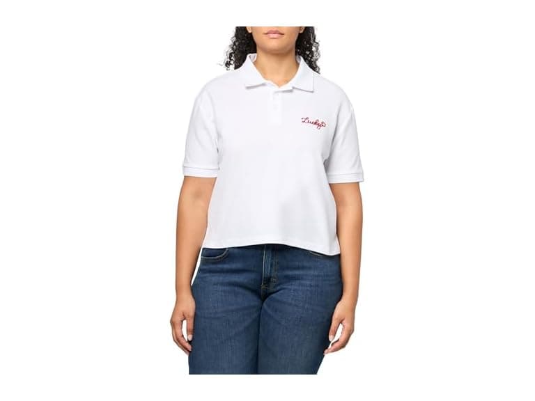 Lucky Brand (L) Short Sleeve Polo TEE - Image 1