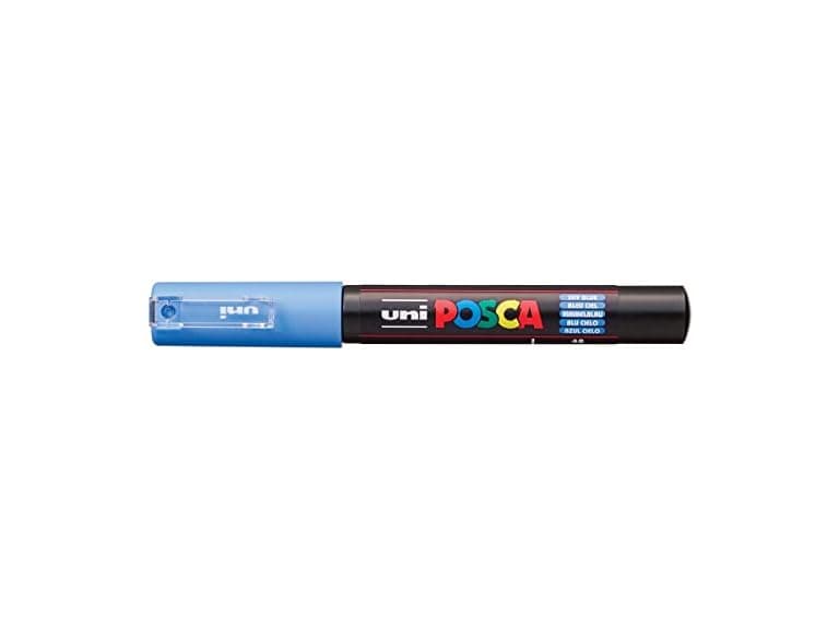 Posca uni-ball Uni 186747 Marker Sky Blue Blue - Image 1