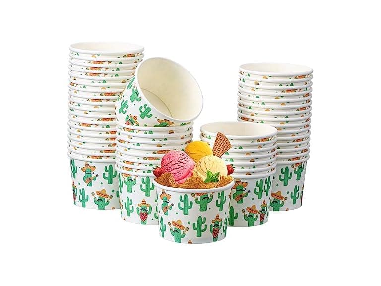 50 Pcs Cinco De Mayo Ice Cream Cups - Image 1