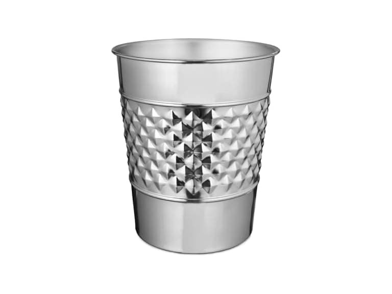Monarch Abode Metal Bathroom Trash Can - Image 1