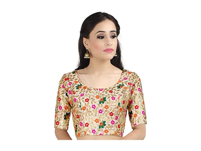 Chandrakala Women (S) Embroidered Blouses Sarees - Image 1