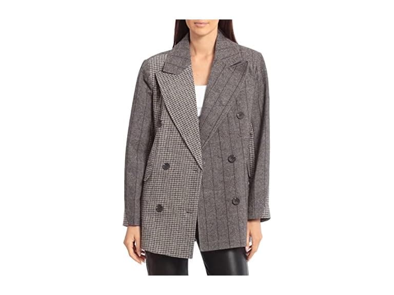 Avec Les Filles Women (XS) Mixed Double Blazer - Image 1