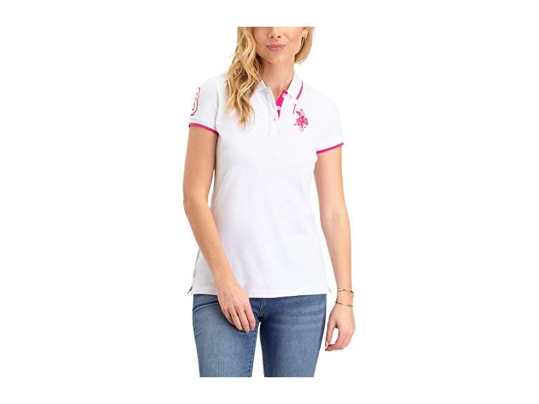 U.s. Polo Assn. Women (XL) Solid Pique Shirt - Image 1