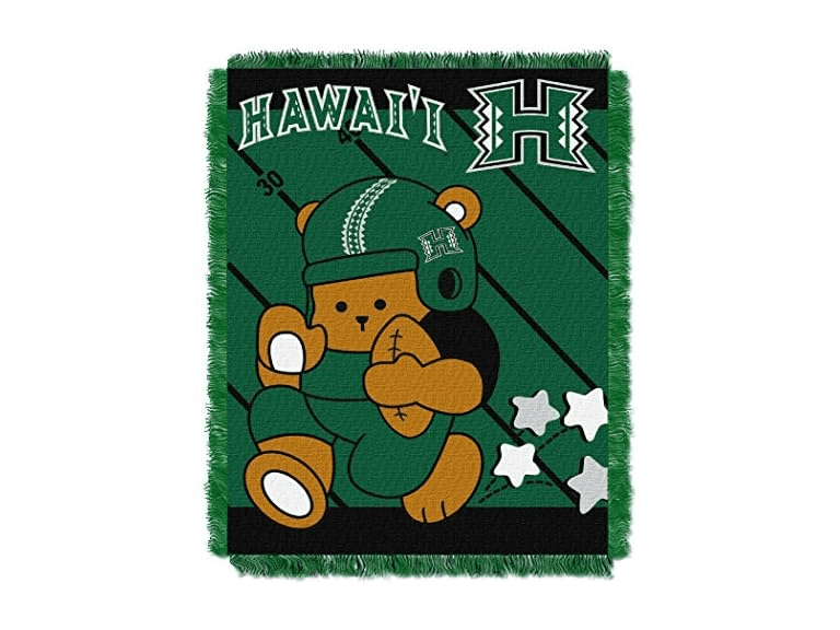 Hawaii Rainbow Warriors Tapestry Blanket - Image 1