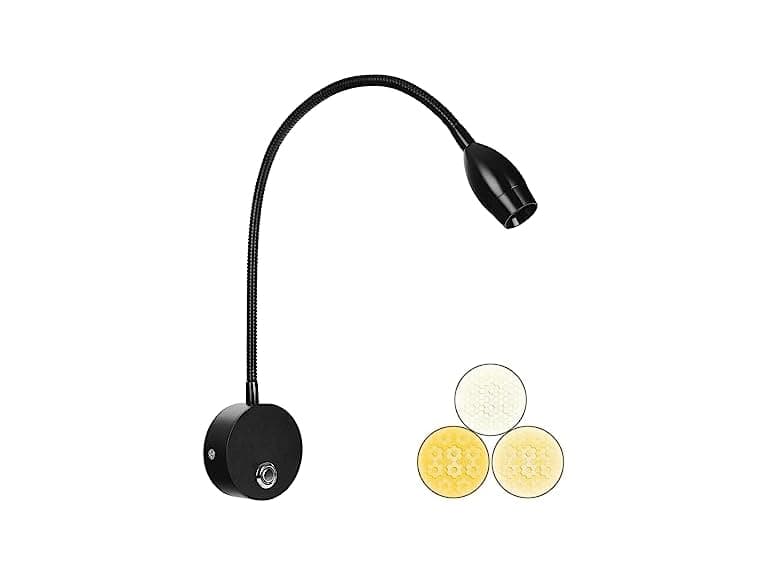 2 Pack Dimmable Bedside Reading Light - Image 1