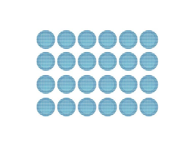 Beistle Blue & White Plates 24 Piece, 9", Blue/White - Image 1