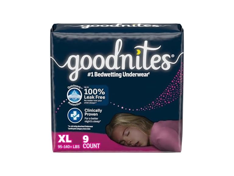 GoodNites Youth Absorbent Underwear - Image 1