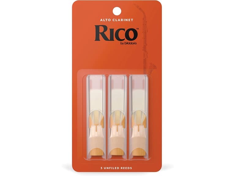 (3 PACK) D’Addario Woodwinds Rico Alto Clarinet Reeds - Image 1