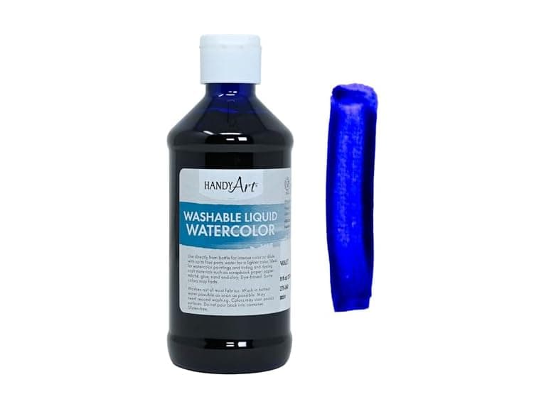 Handy Art Washable Liquid Watercolor Violet - Image 1