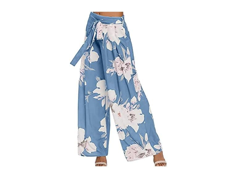 Ticosa Women (XL) Printed Palazzo Lounge Pants - Image 1