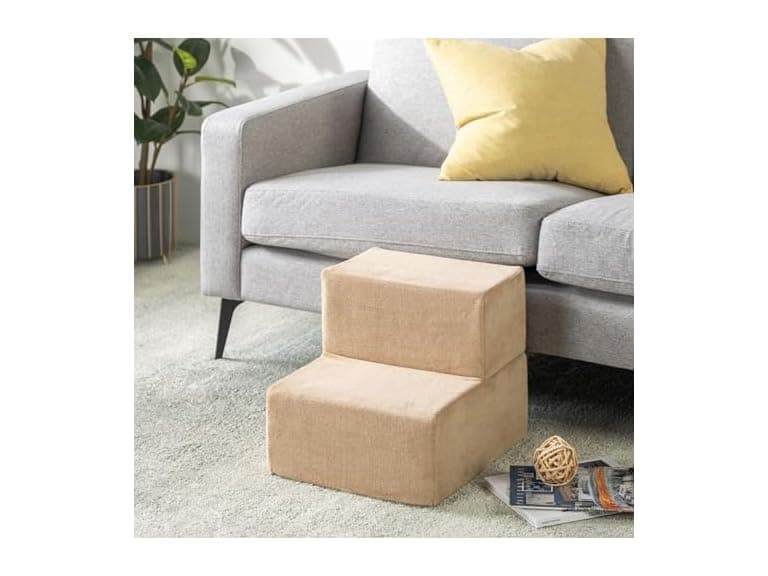 ZINUS Foam 13 Inch 2-Step Step Pet Stairs - Image 1