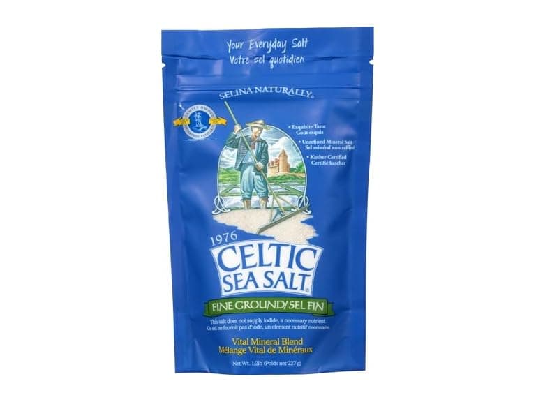 Celtic Sea Salt, Fine Ground Resealable Bag, 8 oz - Image 1