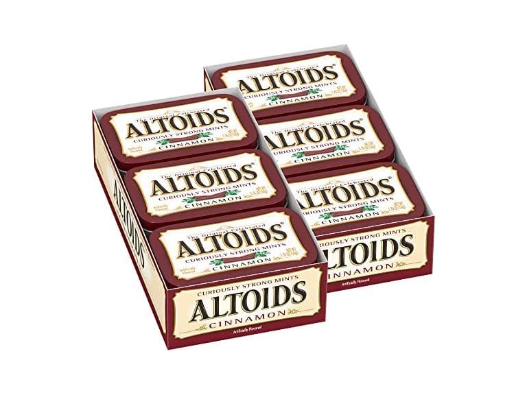 12PK ALTOIDS Classic Cinnamon, 1.76 oz Tin - Image 1