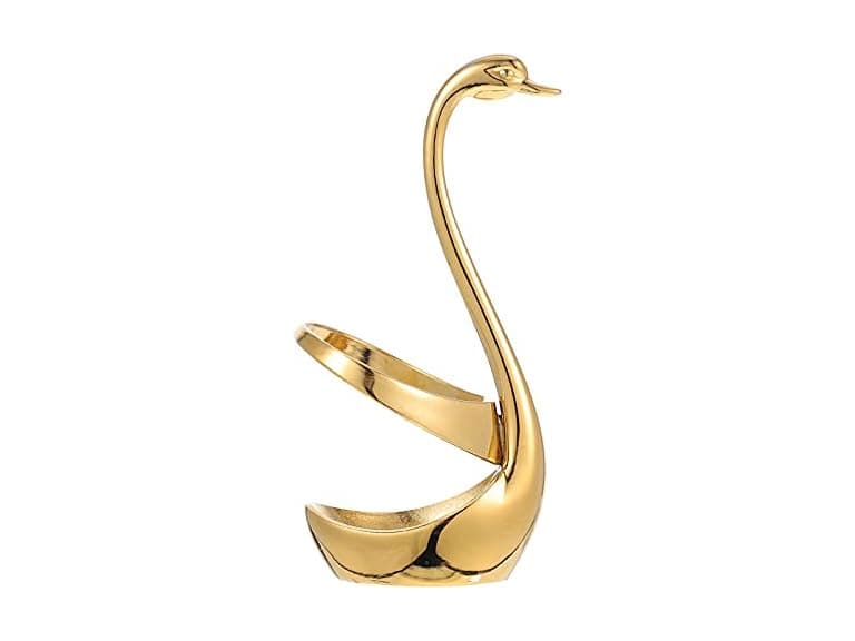 OSALADI Swan Base Fork Holder Zinc Alloy Flatware Organizer - Image 1