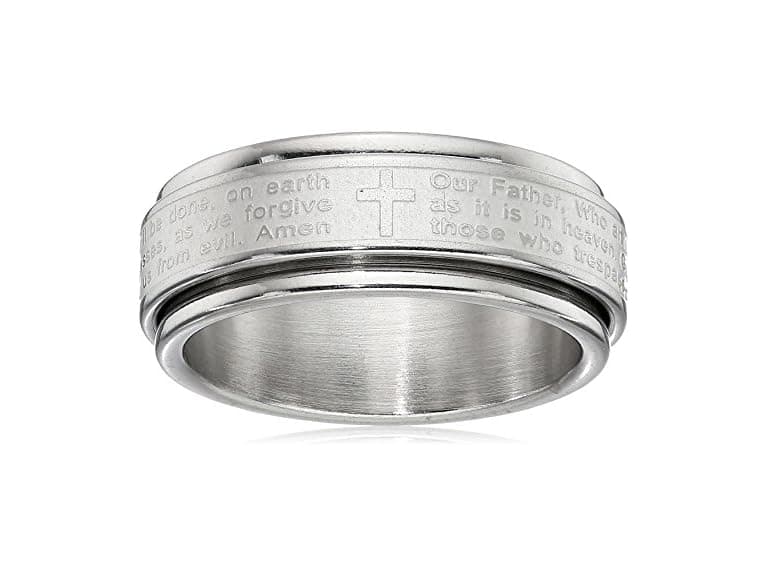 Amazon Essentials Men Steeltime Men's Ring - Image 1