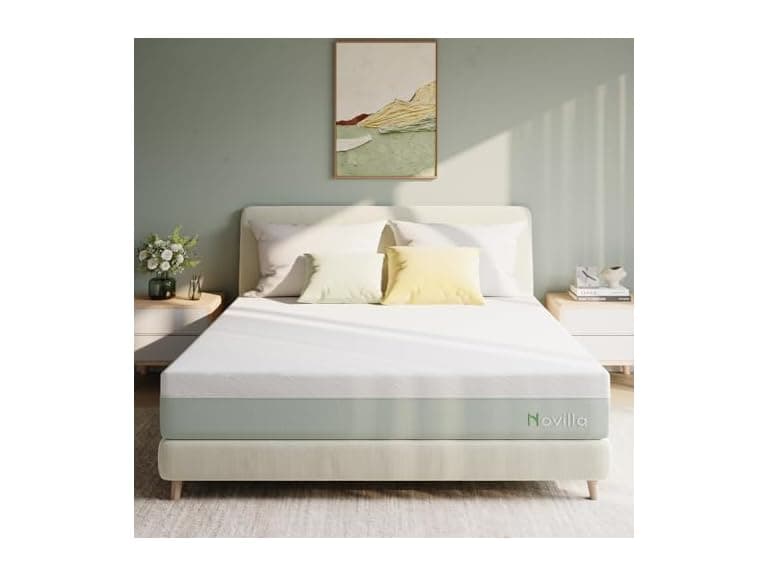 Novilla 10" King Gel Foam Mattress - Image 1