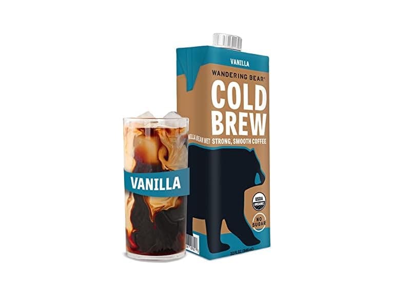 WANDERING BEAR COFFEE Organic Vanilla Cold Brew - Image 1