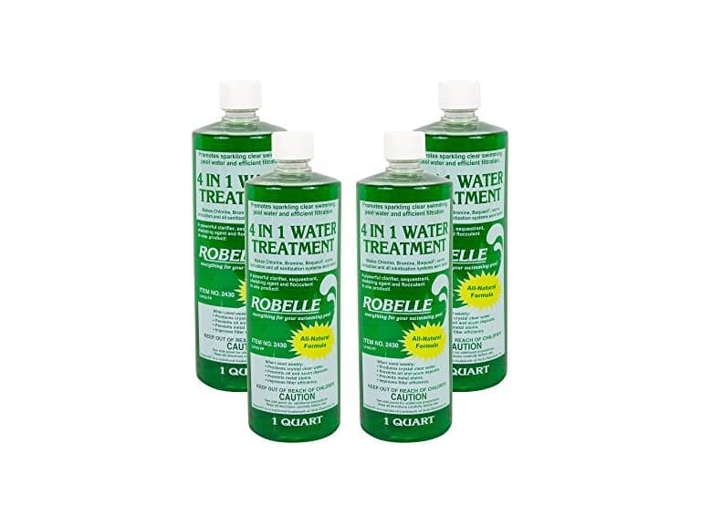 Robelle 1-Quart 4-Pack Concentrated 4-In-1 Water Treatment - Image 1