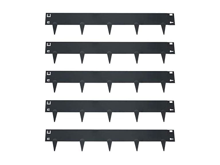 16.7' Metal Landscape Edging Border, 5 Pack- Choose Color - Image 1