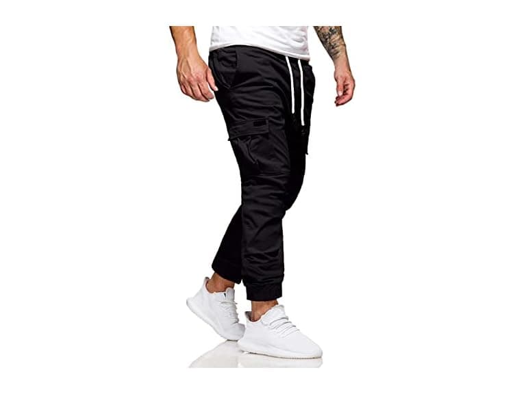 Uni Clau Men (S) Fashion Cargo Pants Trousers - Image 1