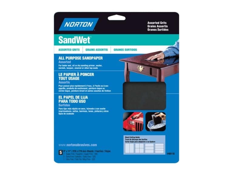 Norton 48110 9x11 in Assorted Sandpaper - Image 1