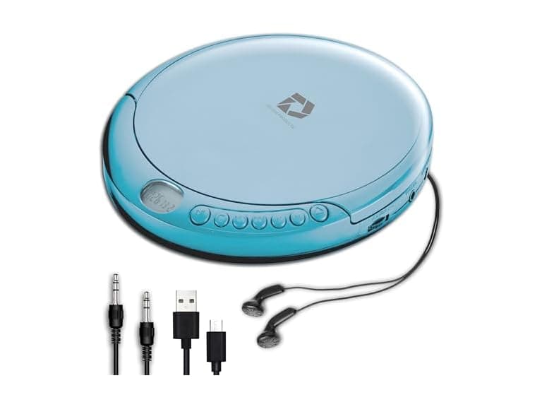 Deluxe Products Portable CD Player Blue - Image 1