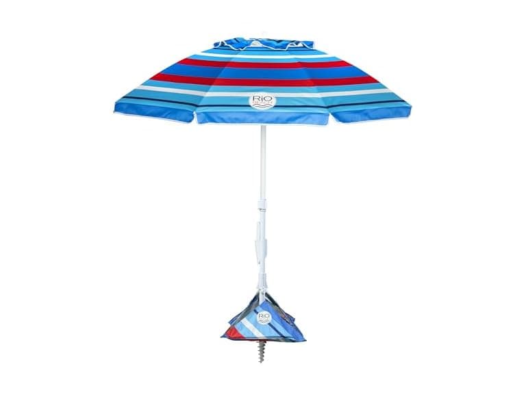 Rio Brands 6.5' Tilt Portable Beach Umbrella - Image 1